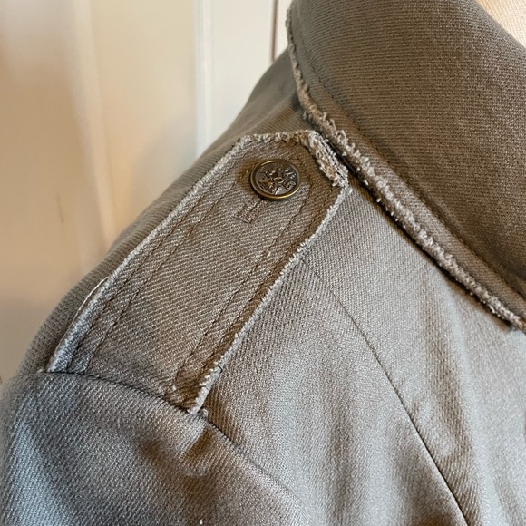 BANANA REPUBLIC Gray military jacket - Picture 4 of 11